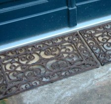 Rustikaler Fussabtreter