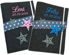 U Heft Hülle mit Name Filz