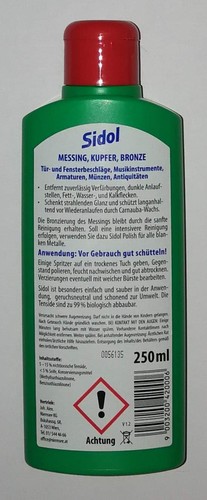 Sidol messing kupfer bronze - sidol,