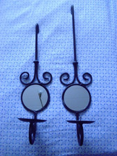 Wandkerzenhalter mit Spiegel