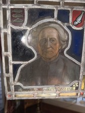 Antikes Glasbild Fensterbild