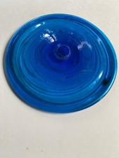 Butzenscheiben mundgeblasen blau