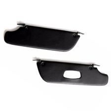 Black Sun Visors with Mirror