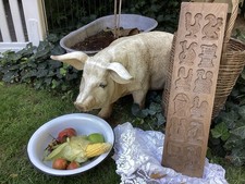 ** Alte Lebkuchenform Holzmodel Spekulatius  Springerle Backen Landhaus Deko **