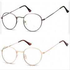 1 Lesebrille Lesehilfe Metall rund Retro Lesebrille 1,0 1,5 2,0 2,5 3,0 3,5 Neu