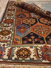 Antiker Handgeknüpfter Perser Orientteppich BACHTIAR 109×154 cm Traditioneller 