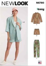 Schnittmuster Kombi Blazer, Shorts und Hose NewLook nl6780 36-48