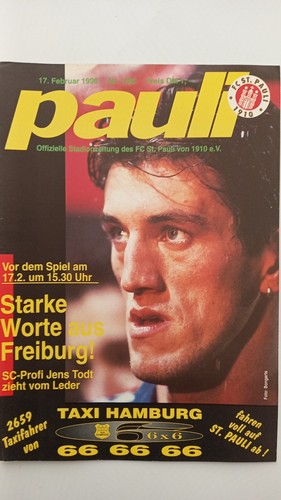 Stadionheft st pauli - 95/96, st.