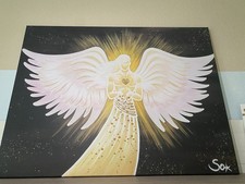 Erzengel Luzifer von Sonja Ariel von Staden Größe 80 X 60 cm Leinwand