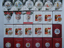 Hutschenreuther Weihnachtskugel Porzellan Kugel 1986 1987 bis 2024 EINZELVERKAUF
