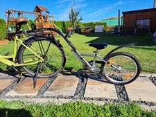 Kinderrad Nachläufer Trailer blau 20" Flyke Bikes  Anhänger Silber  Fahrrad