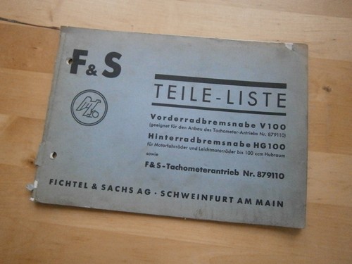 Fichtel und sachs bremsnaben - fichtel,