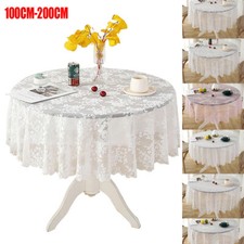 Tischdecke mit Spitze Blumen