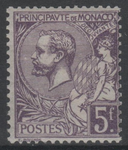 Monaco stamp briefmarke 46 - stamp, n°46