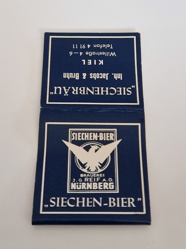 Streichholzheftchen siechen - streichholzheftchen,,