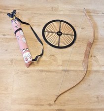 Pfeil und Bogen, Bogenschießen Set für Kinder, Holz, Saugknöpfe