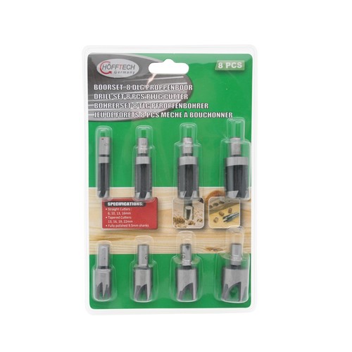 Zapfenbohrer set tlg - set, 8-tlg