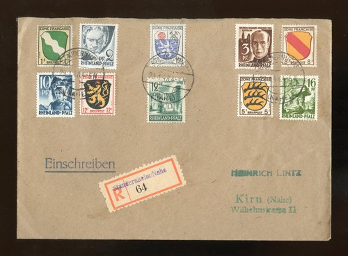 Pfalz u a r brief - rh.-pfalz, nr.1-4