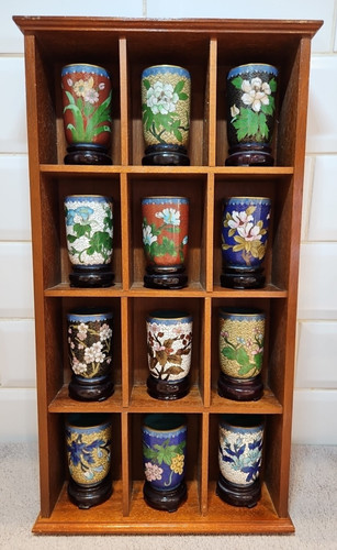 Franklin mint cloisonne - 12,