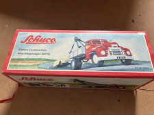Schuco 6070 Elektro Construction Abschleppwagen LKW Rot Blechspielzeug OVP