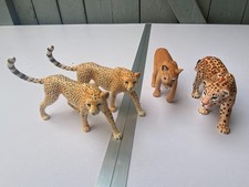 Sammlungsauflösung: Schleich Tiere - 4x Raubkatzen