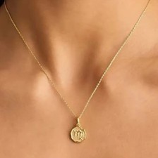 Sternzeichen Münz-Kette Gold