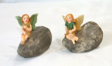 ELFE auf echten Stein ° 6,5 x 6 cm