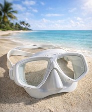 Tauchermaske weiß APNEA