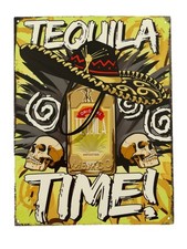 Blechschild tequila time - blechschild, "tequila