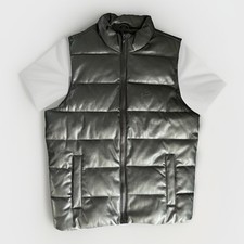 Herren Kunstleder Weste / Pull&bear