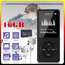 Bluetooth MP3 Player Musik FM Radio Recorder Built in Speakers Support 16GB