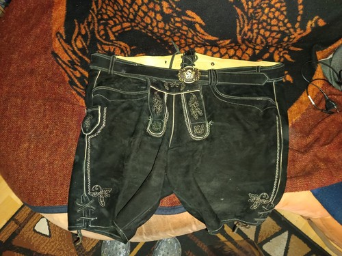 Trachtenlederhose kurz spieth - kurz,