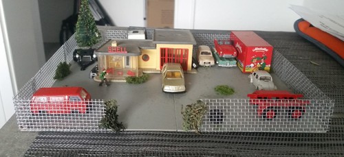 Diorama schrottplatz - diorama,