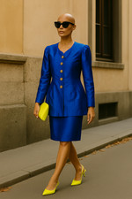 Vintage Seidenkostüm