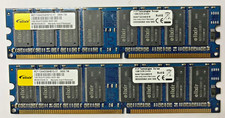 Elixir 2GB (2x1GB) DDR1 M2Y1G64DS8HB1G-5T 2Rx8 PC3200U-30331.400 #R2688