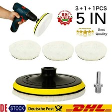 5 STÜCK POLIERSCHEIBE POLIERAUFSATZ FÜR BOHRMASCHINE AKKUSCHRAUBER POLIER-PAD