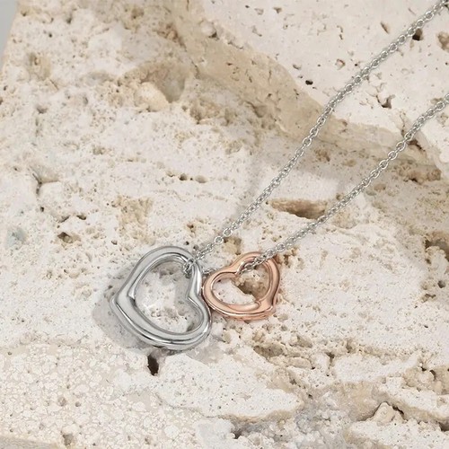 Halskette herz strass glitzer - halskette,