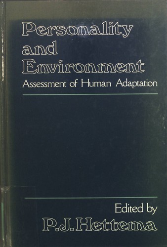 Personality and environment - and,