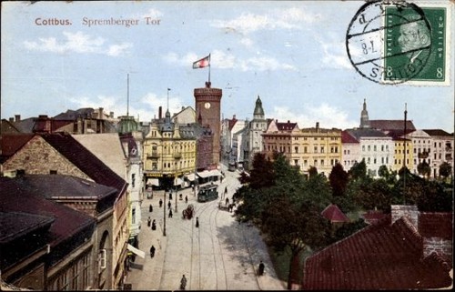 Cottbus der - cottbus, in
