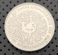 10 DM BRD 1999 D  Silber "50