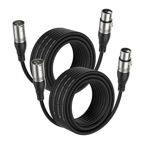 Xlr kabel 2er pack - kabel, 2er-pack