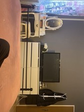 Schwarzes Metallbett 100x200 cm Modernes Design Im Super Zustand