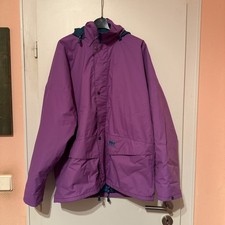 Helly Hansen Vintage Windbreaker Jacke Winter Outdoor Regen Funktion XXL Lila
