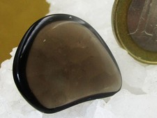 APACHENTRÄNE  RAUCHOBSIDIAN Trommelstein poliert   HEILSTEIN  5 Gramm   Nr.4