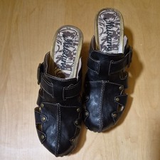 Mustang Holz Clogs High Heels