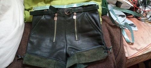 Marken echt lederhose kurz - ,