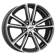 AEZ Felgen Tioga titan 7.5Jx17 ET40 5x112 für Audi A3 A4 A6 A8 Q2 Q3 Q5 TT Alufe