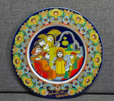 Rosenthal Limitierte Kunstreihe Weihnachtsteller 1981 handdekoriert B. Wiinblad