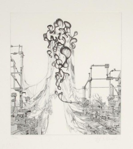 Hans georg rauch aquatint - hans-georg,