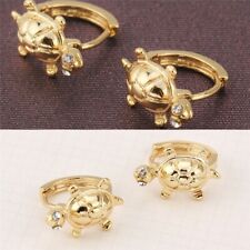 Ohrstecker 2 St Ohrringe Gold gold pl. Kinder Ohrhänger Schildkröte Schmuck